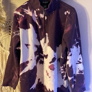 eddie bauer long sleeve half zip up size womens xxl